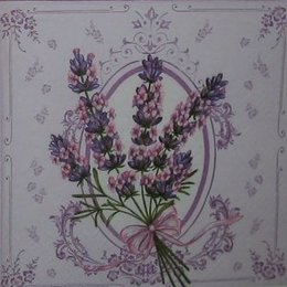 12056. Лавандовый букетик в овале. 10 шт., 13 руб/шт