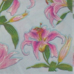 1869. Розовые лилии