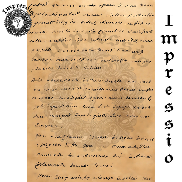18924. Декупажная карта  Impressio, плотность 45 г/м2