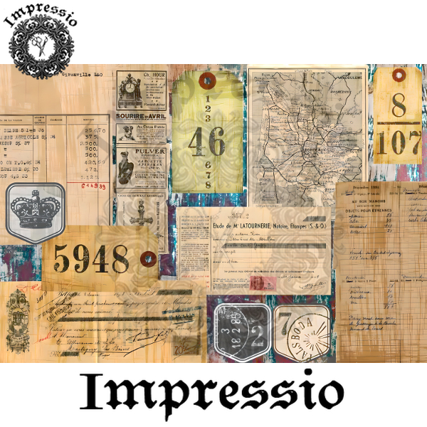 18967. Декупажная карта  Impressio, плотность 45 г/м2