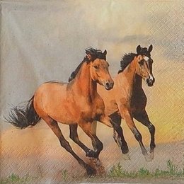 20033. Бегущие кони. 5  шт., 24 руб/шт