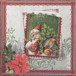 20098. Санта Клаус в рамке. 5 шт., 24 руб/шт
