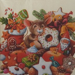 20124. Мышка в подарках