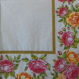 24109. Скатерть с розами. 20 шт., 5,5 руб/шт