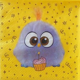 24121. Фиолетовый птенчик Angry Birds. 15 шт., 6 руб/шт