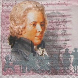 8521. Моцарт на розовом. 5 шт., 16 руб/шт