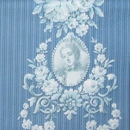 8640. Камея на синем. 10 шт., 11 руб/шт