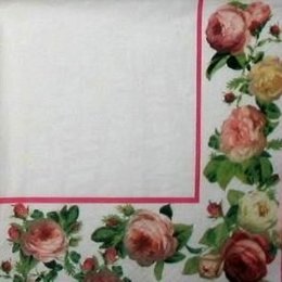 8772. Бордюр с розами