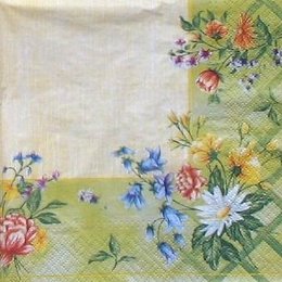 8793. Бордюр из полевых цветов.