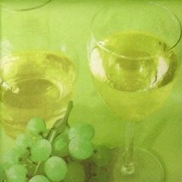 8851. Белое вино на зеленом