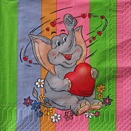 9256. Влюблённый слон.