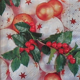 9292. Рождественские ягоды на шарах