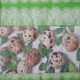 9534. Перепелиные яйца на зеленом, 10 шт., 7 руб/шт