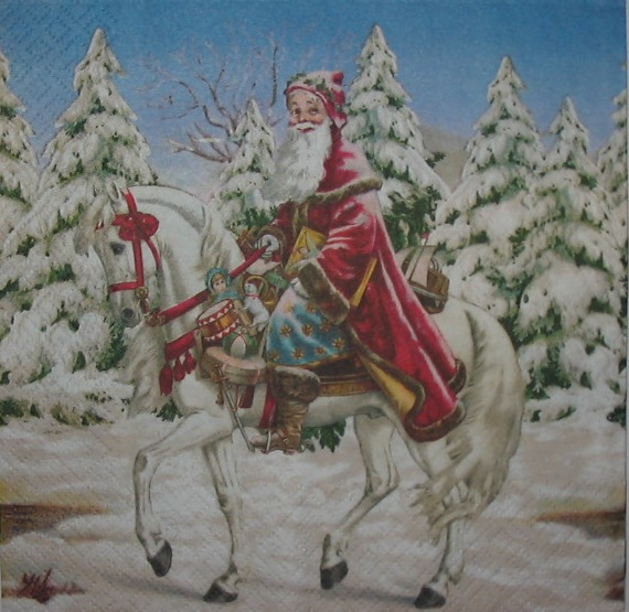1504. Санта на  коне
