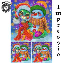 219194. Рисовая декупажная карта Impressio. 25 г/м2