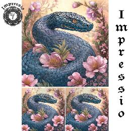 219204. Рисовая декупажная карта Impressio. 25 г/м2
