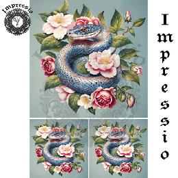 219206. Рисовая декупажная карта Impressio. 25 г/м2