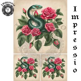 219208. Рисовая декупажная карта Impressio. 25 г/м2