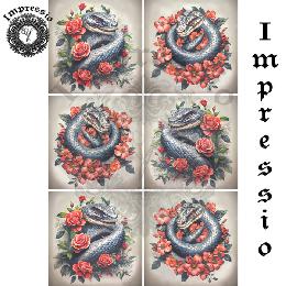 219210. Рисовая декупажная карта Impressio. 25 г/м2