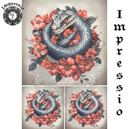 219211. Рисовая декупажная карта Impressio. 25 г/м2