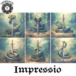 219222. Рисовая декупажная карта Impressio. 25 г/м2