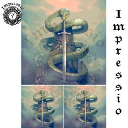 219223. Рисовая декупажная карта Impressio. 25 г/м2
