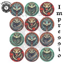 219272. Рисовая декупажная карта Impressio. 25 г/м2