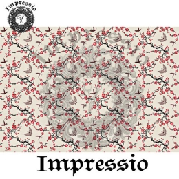 6858.  Декупажная карта Impressio, плотность 45 г/м2.
