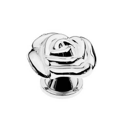 hm-2019. Ручка с шурупом Rose, цвет серебро