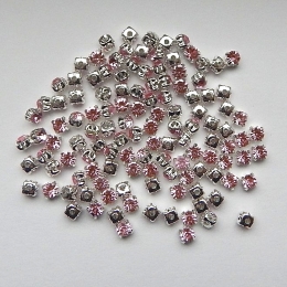 hm-538. Пришивной элемент, светло-розовый, 50 шт., 1,2 руб/шт