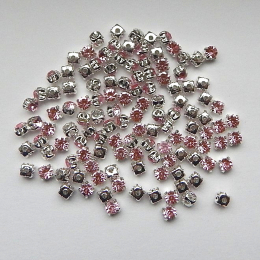 hm-538. Пришивной элемент, светло-розовый, 100 шт., 0,9 руб/шт