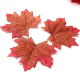 hm-774. Осенний лист, красный. 50 шт., 4 руб/шт.